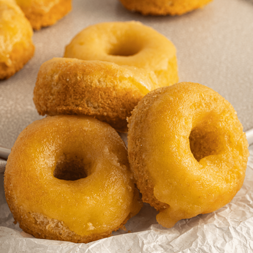 Baked Gluten Free Glazed Donut Recipe with Almond Flour