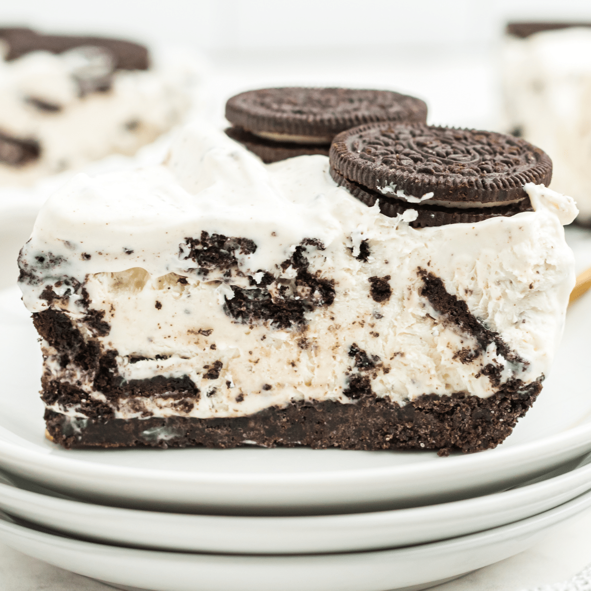 Oreo Ice Cream Cake - Just so Tasty