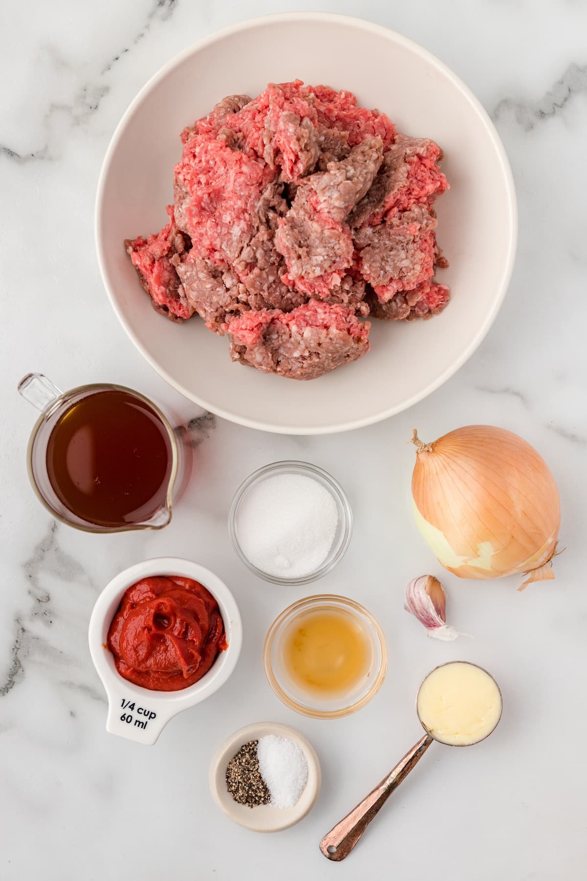 Instant Pot sloppy joes ingredients