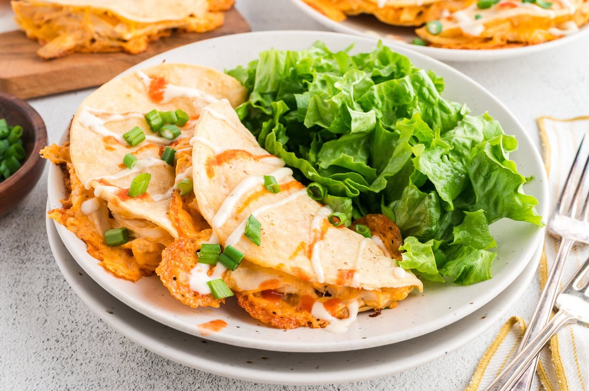 gluten-free baked chicken tacos on a plate