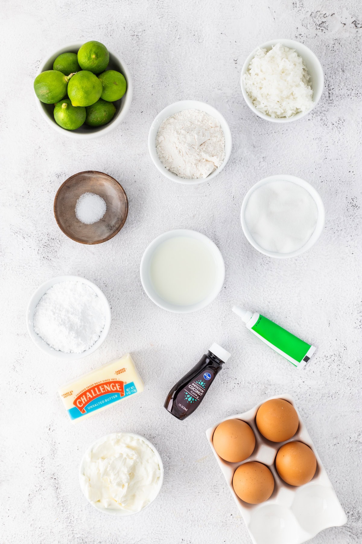 easy key lime pie bars ingredients
