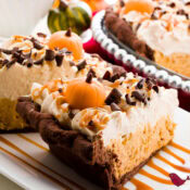 no bake turtle pumpkin pie