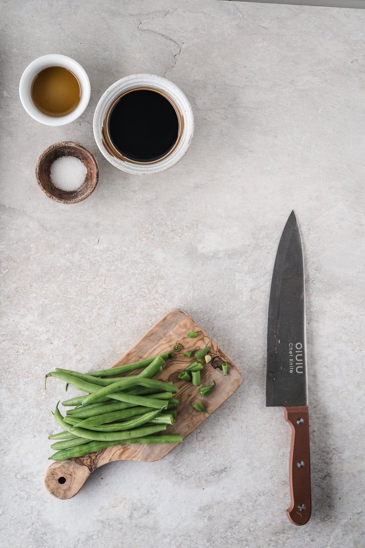 trim the green beans if desired