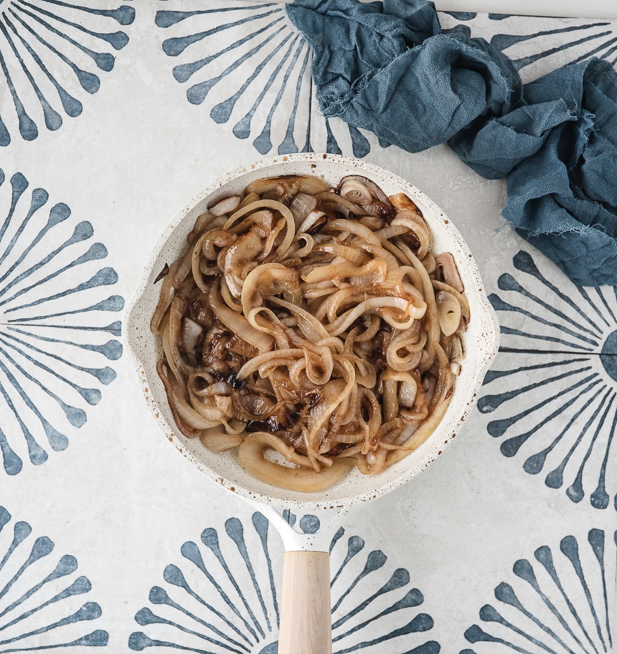 caramelized onions in a skillet