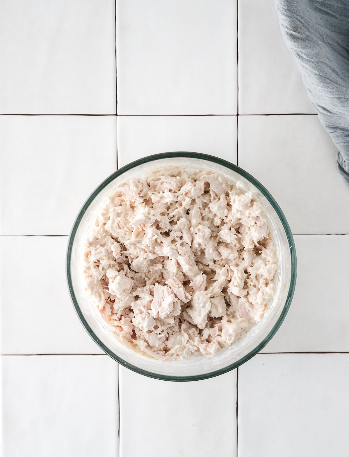 mix up the dressing and canned chicken