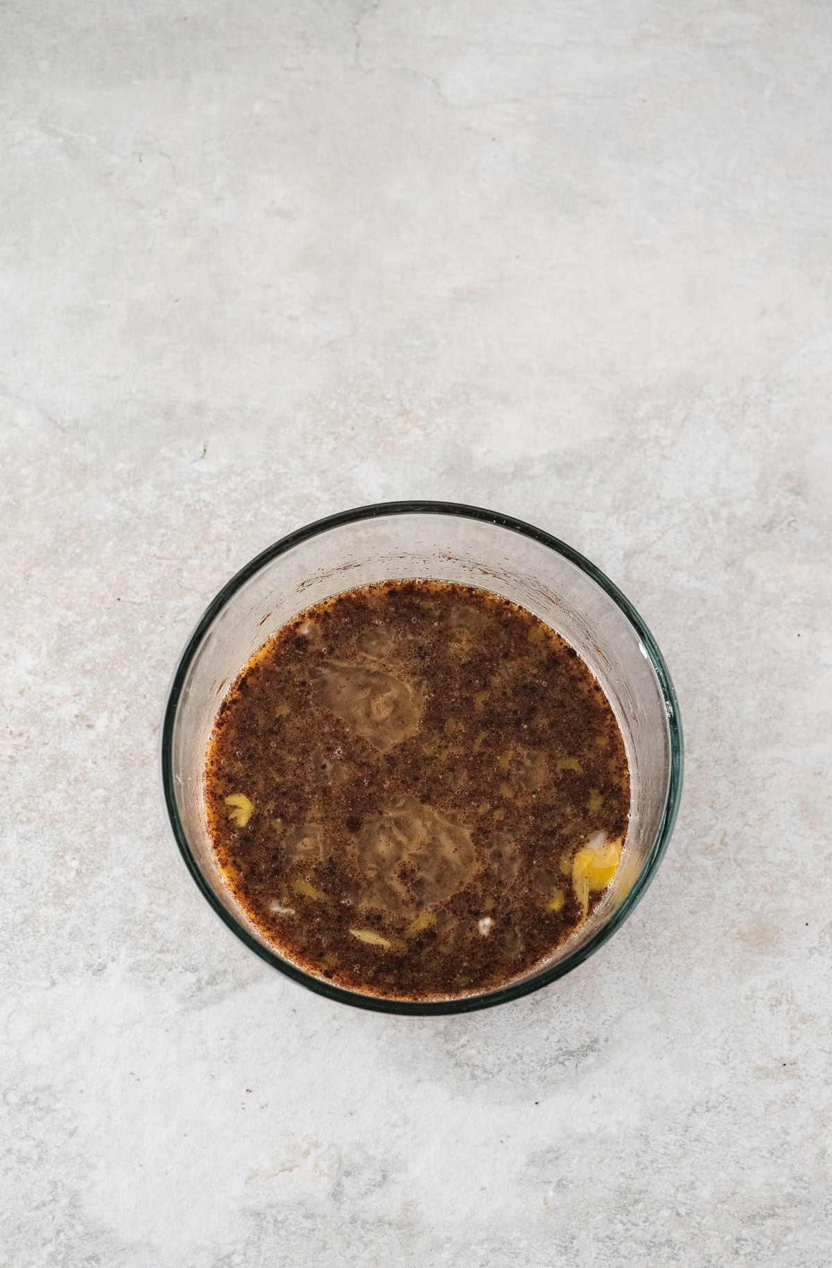 the liquid for the baked oatmeal