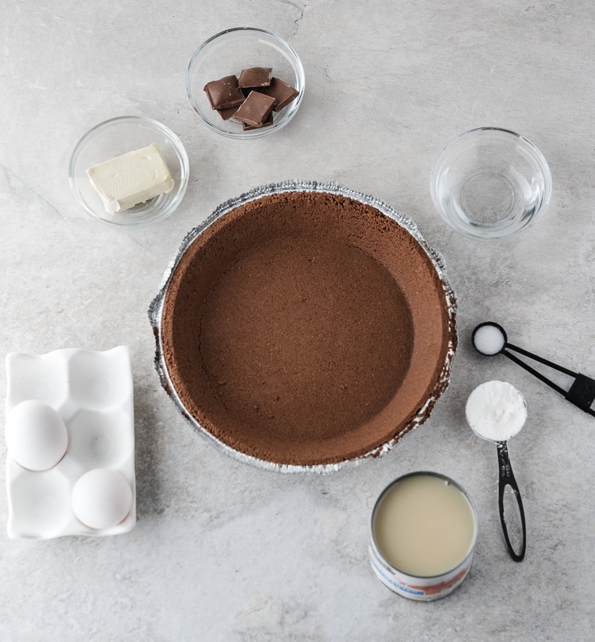 homemade chocolate pie ingredients