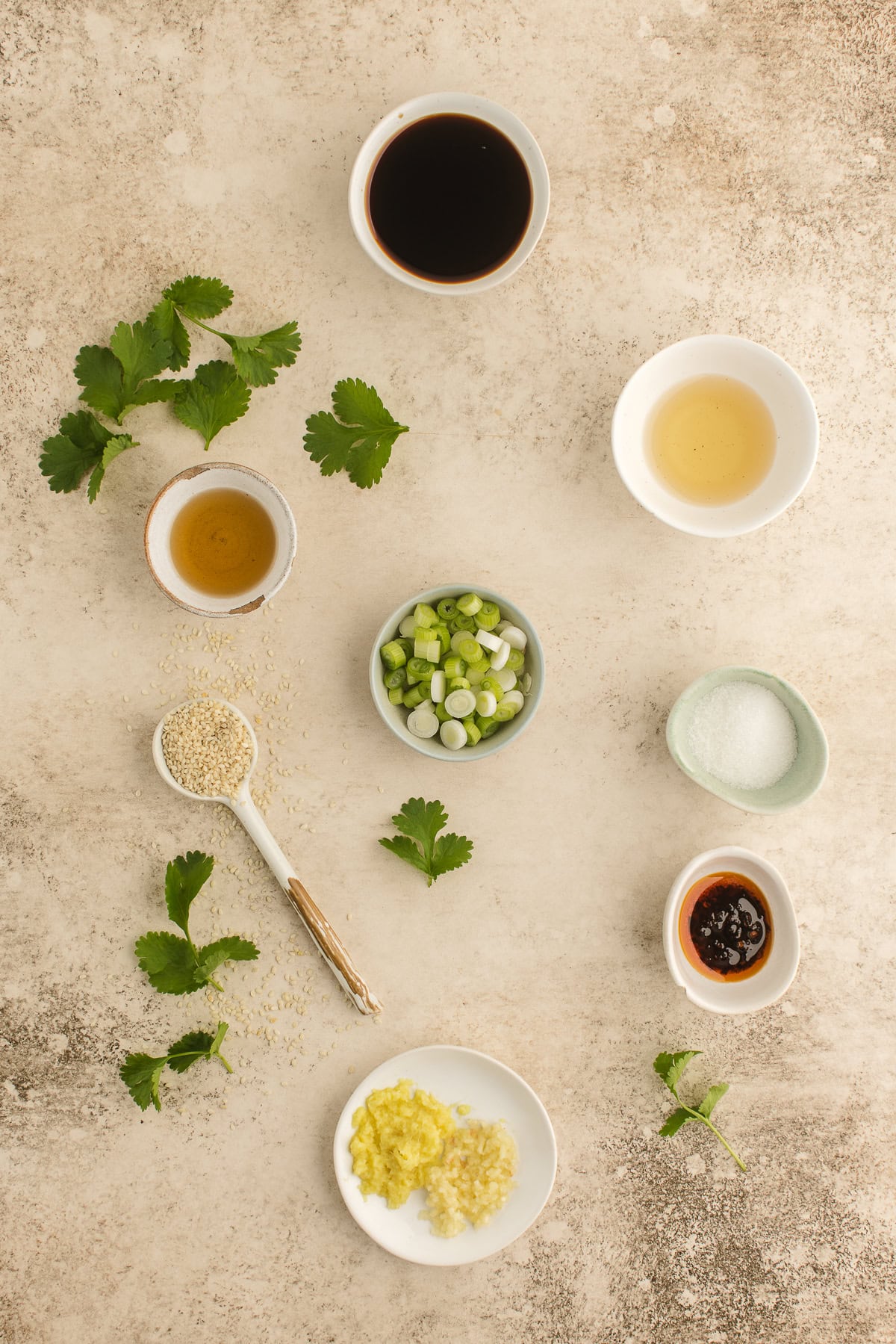 dumpling dipping sauce ingredients including low sodium soy sauce