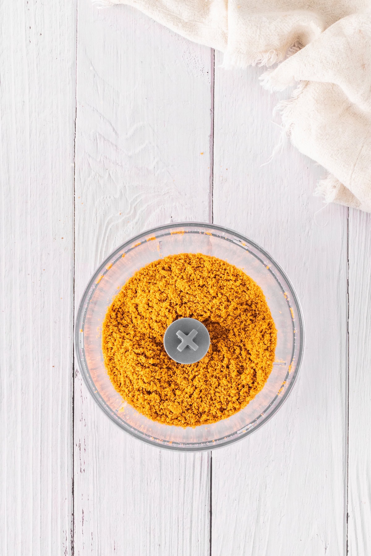 pulse the cookies until they are even crumbs