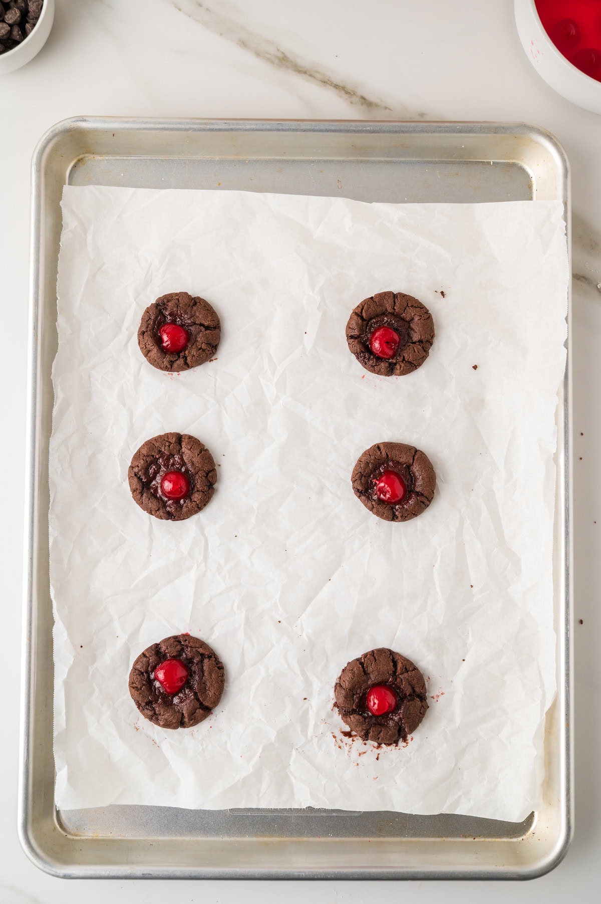 bake the Chocolate Cherry Cookies
