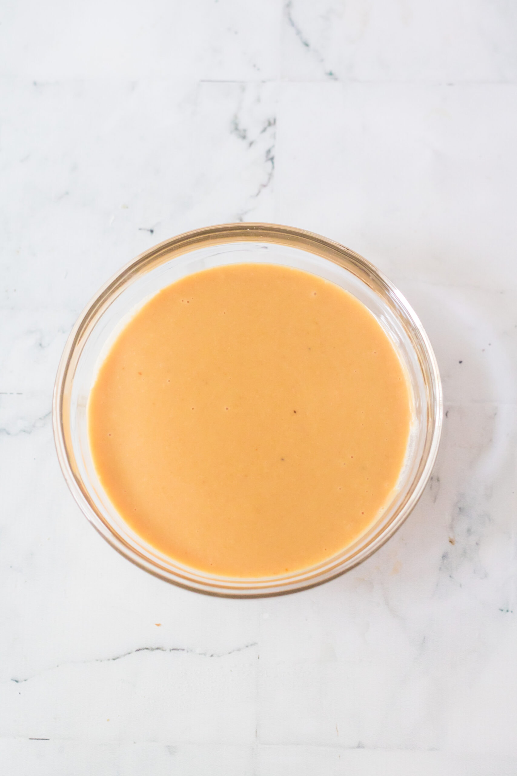 Chick Fil A sauce all mixed up in a bowl, ready to use with Chick Fil A nuggets
