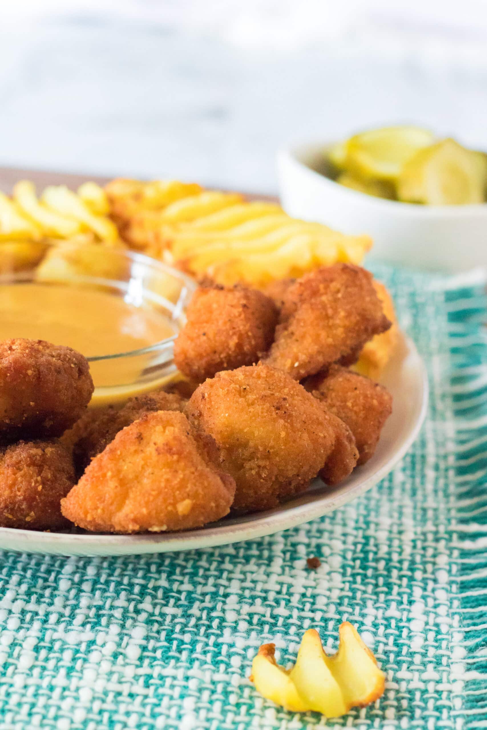 Chick Fil A sauce all made and served with Chick Fil A nuggets with waffle fries