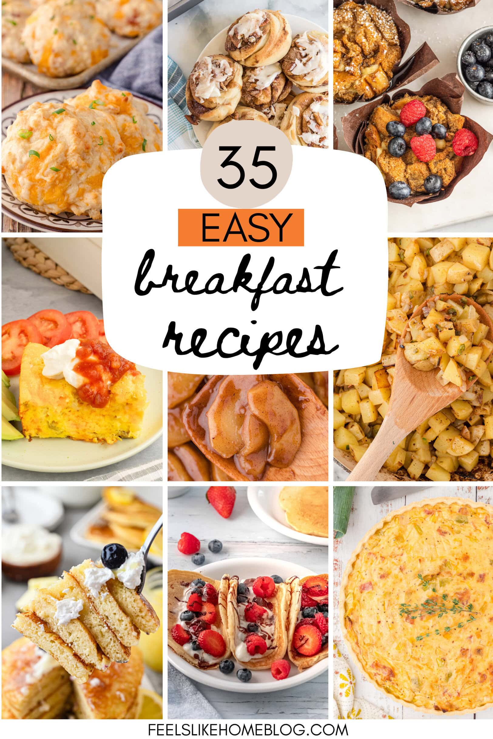 35 Easy Breakfast Recipes - Feels Like Home™
