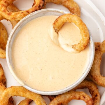 onion ring dipping sauce similar to Burger King's Zesty Sauce