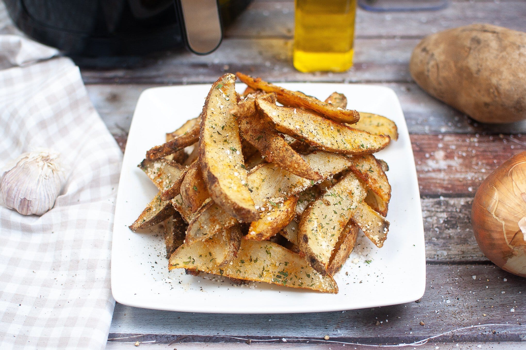 Crispy Air Fryer Potato Wedges