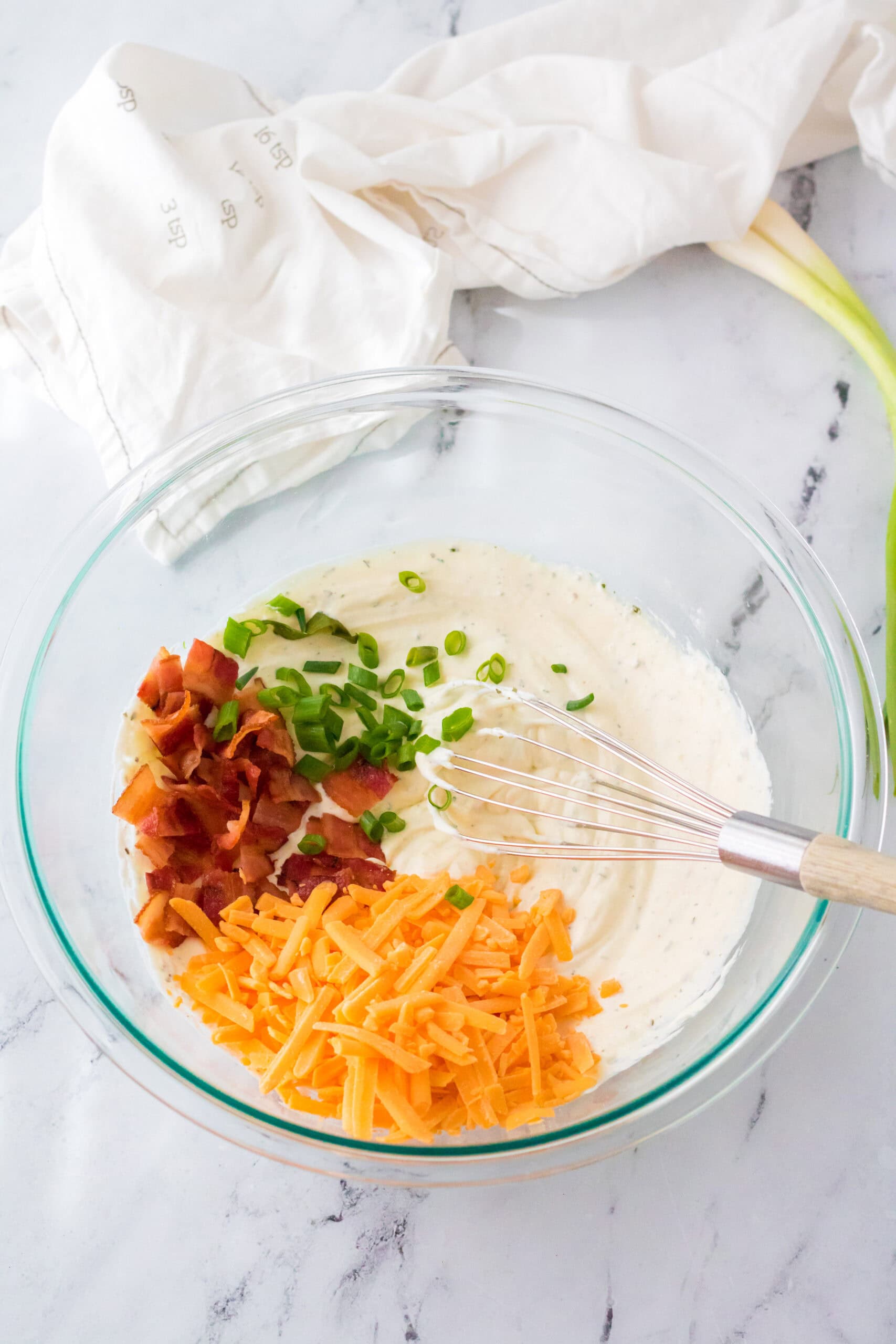 Potato Salad With Shredded Cheese