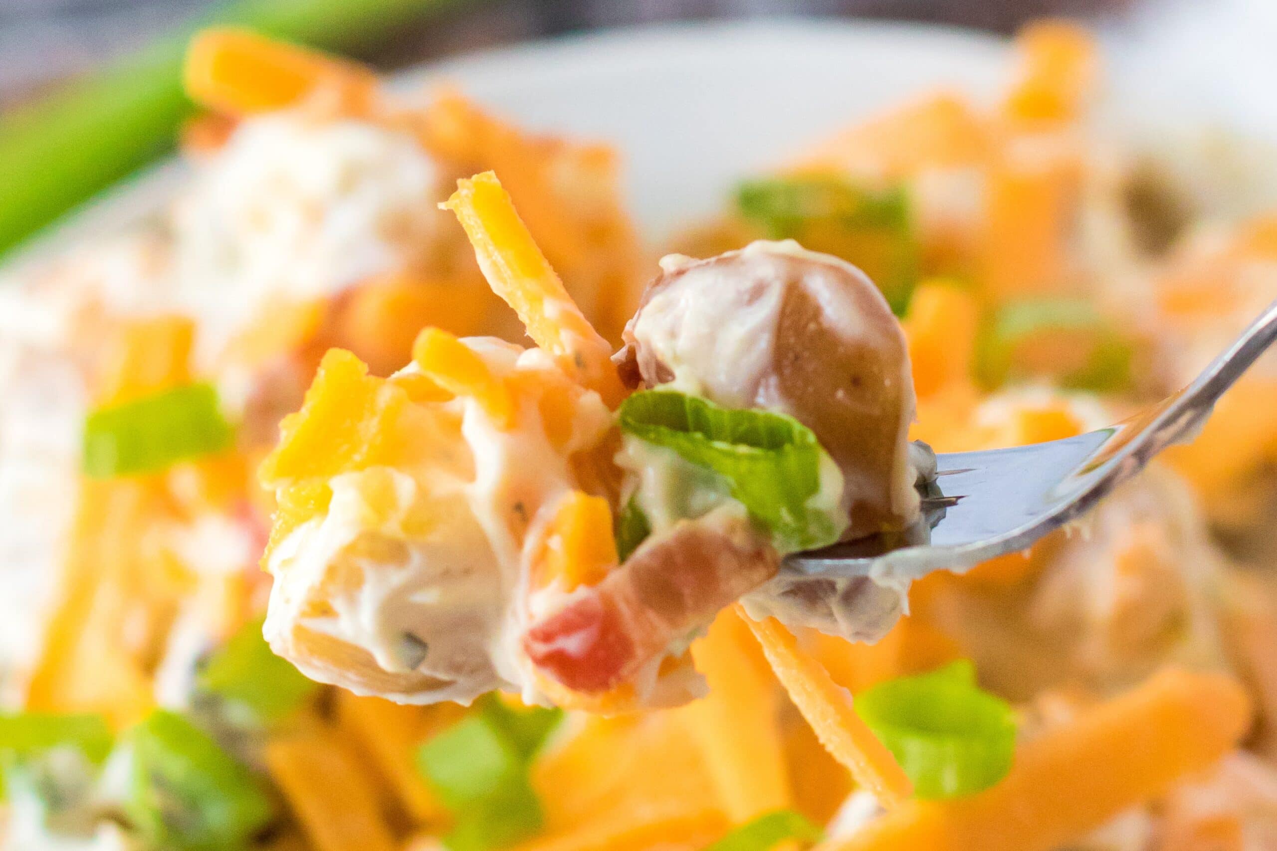 Ranch Potato Salad With Shredded Cheese