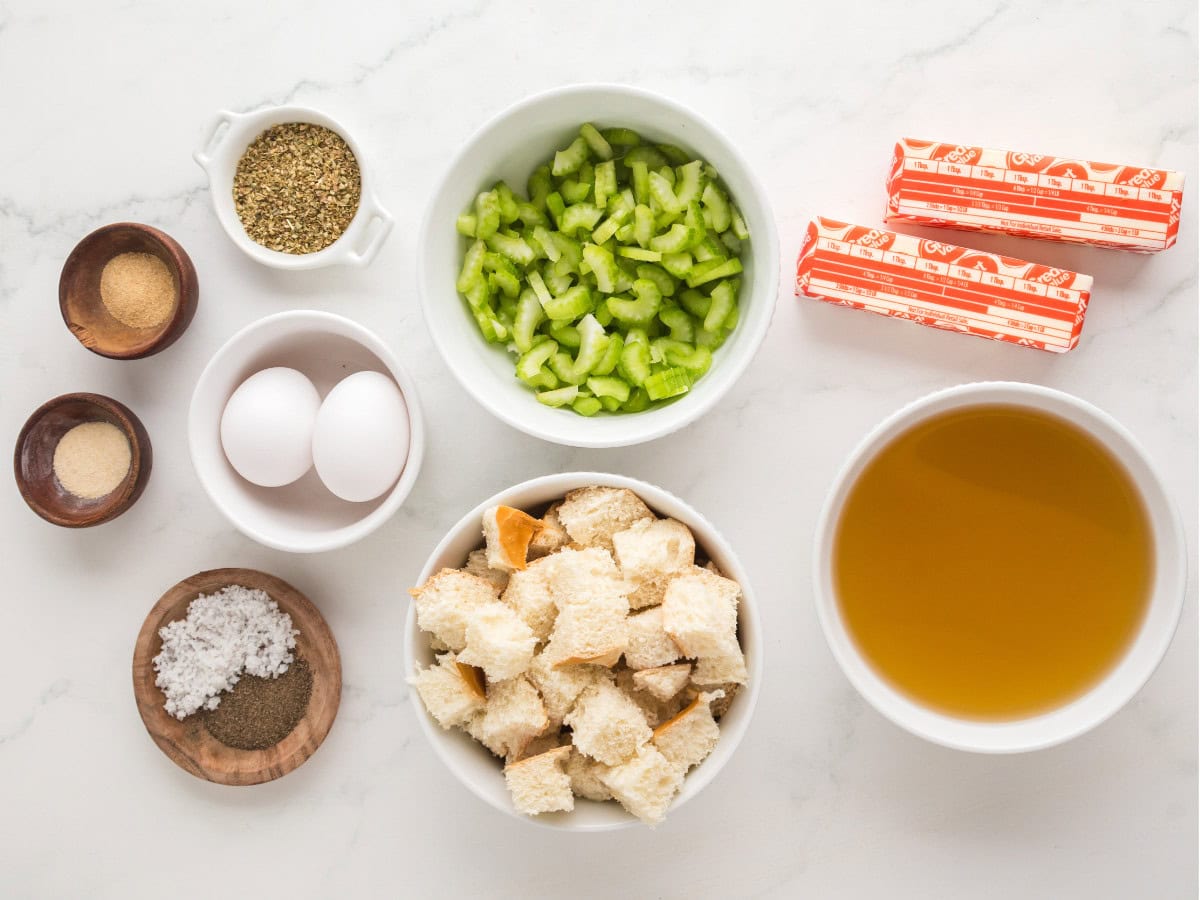 French bread stuffing ingredients