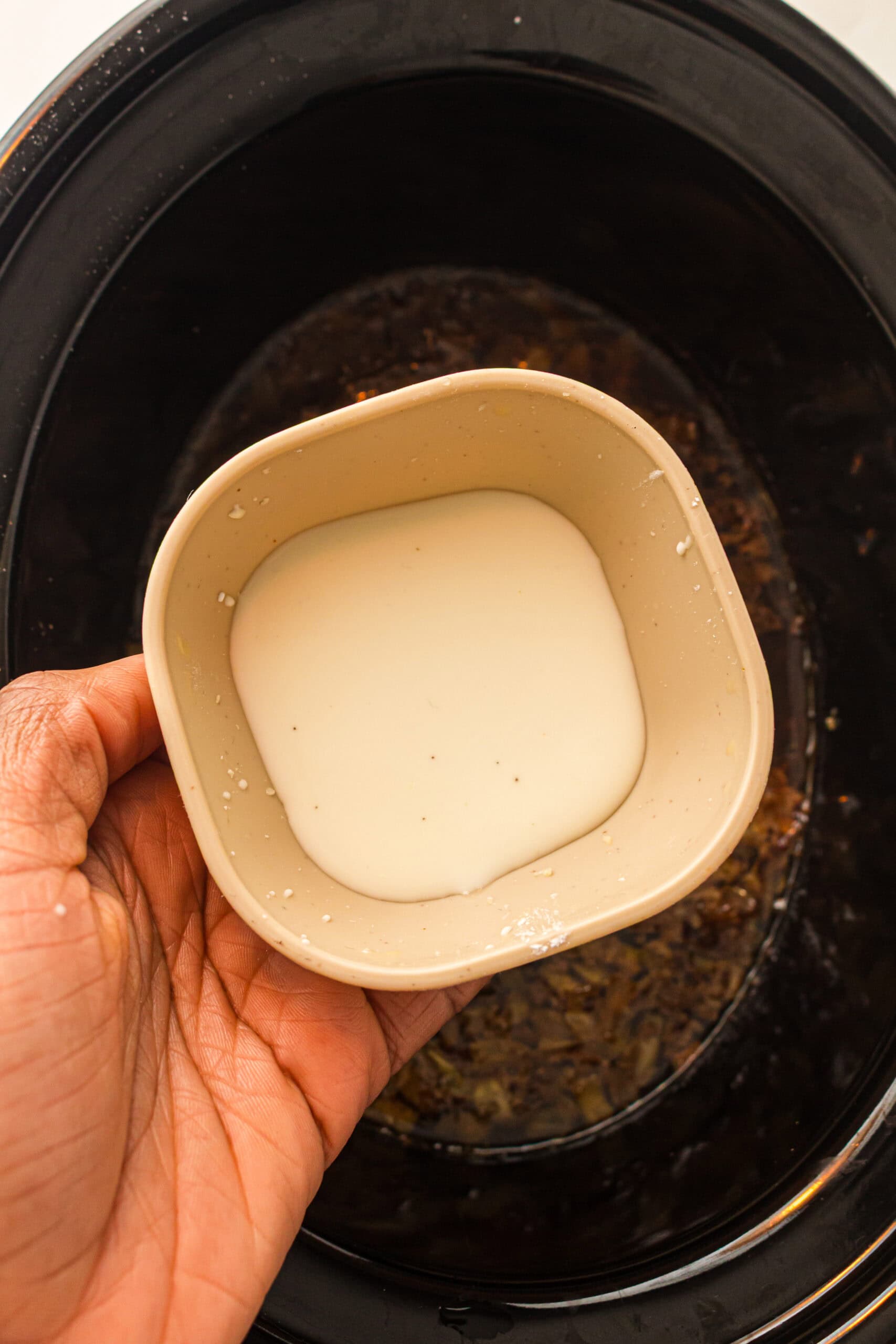 Slow cooker beef and cornstarch