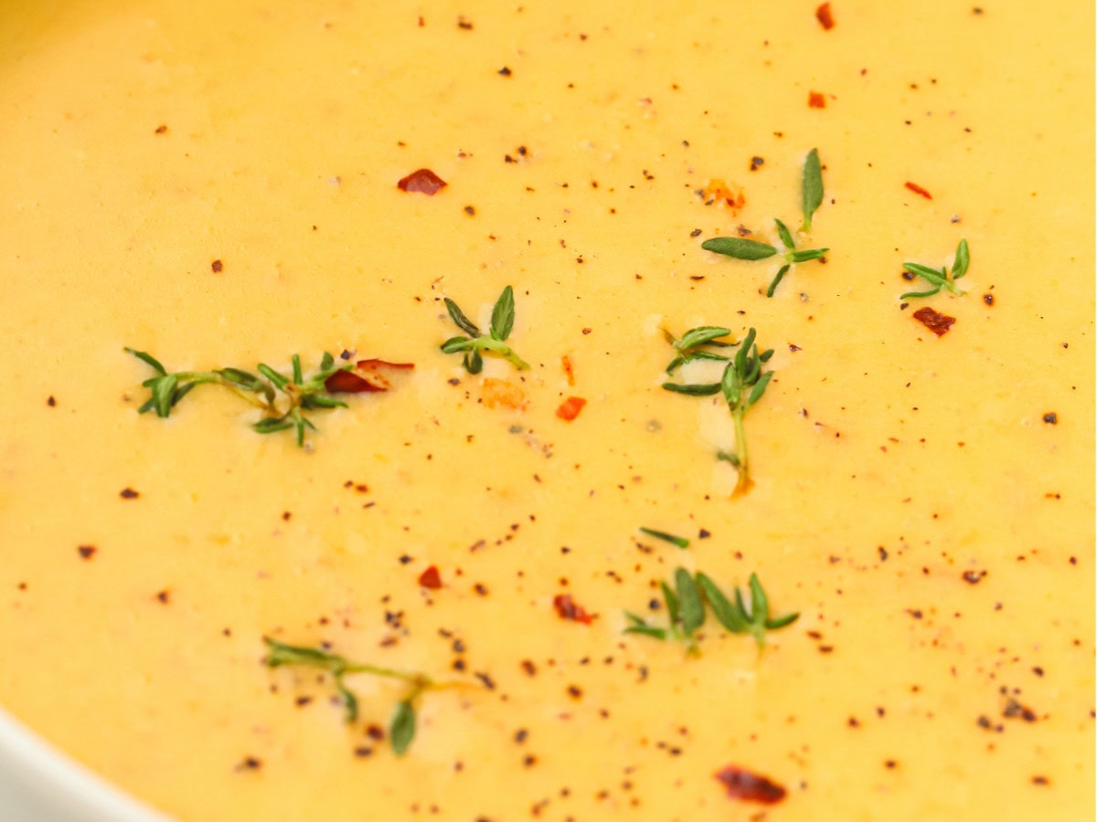 Creamy fall butternut squash soup