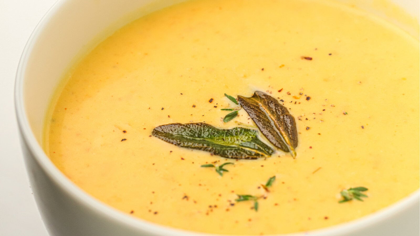 Homemade butternut squash soup recipe
