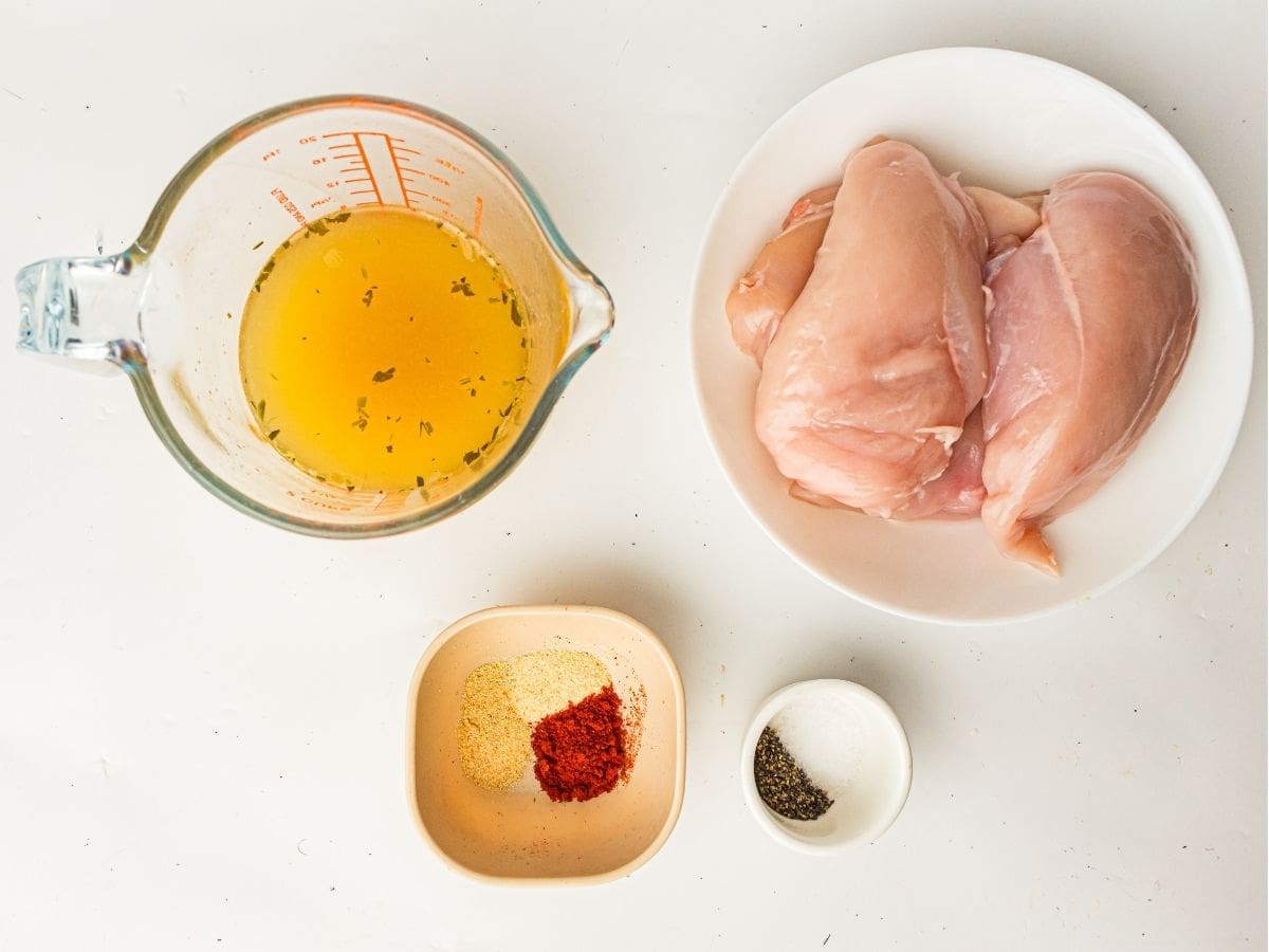 Crockpot shredded chicken ingredients