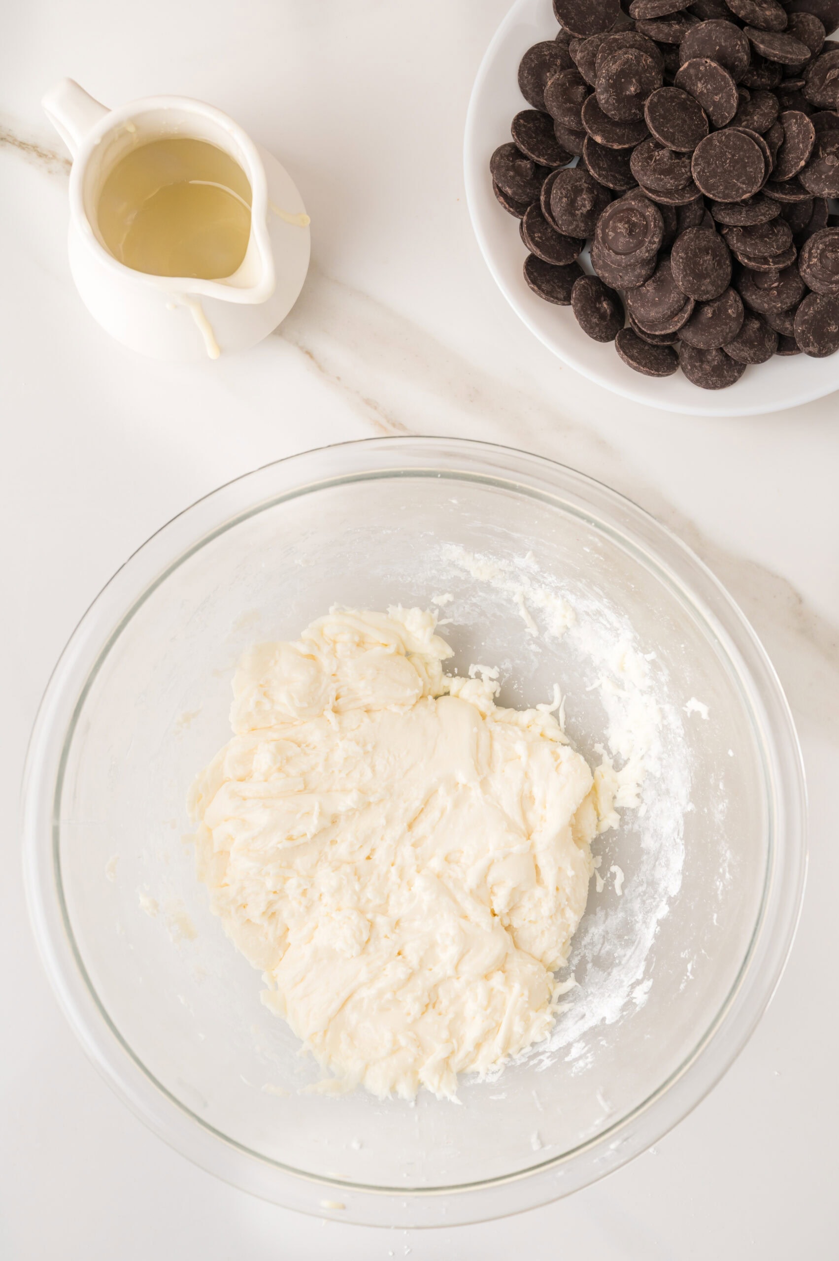 Creamy peppermint pattie filling