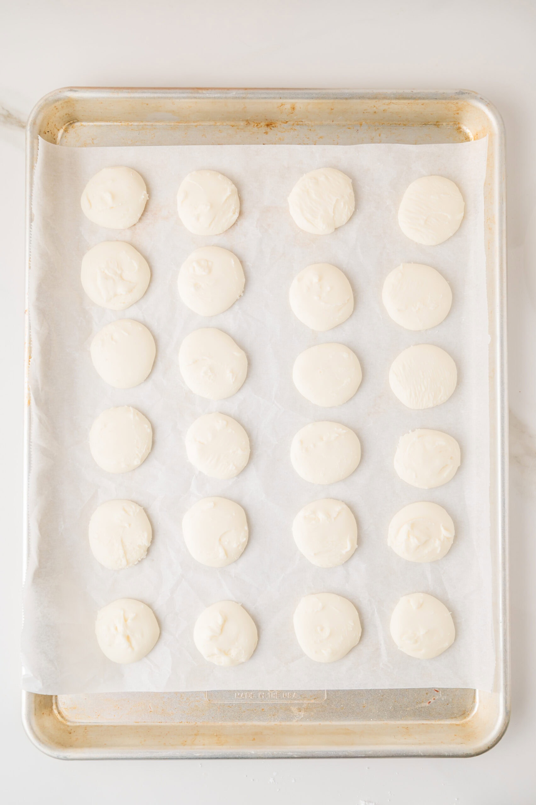 Homemade peppermint pattie centers