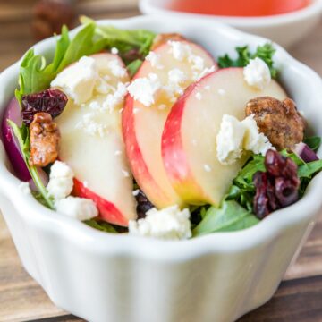 Crisp fall apple salad