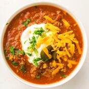 Cozy pumpkin chili for cool fall nights