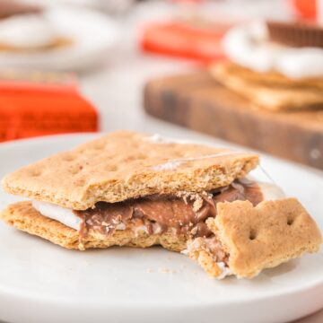 Gooey Reese’s oven s’mores