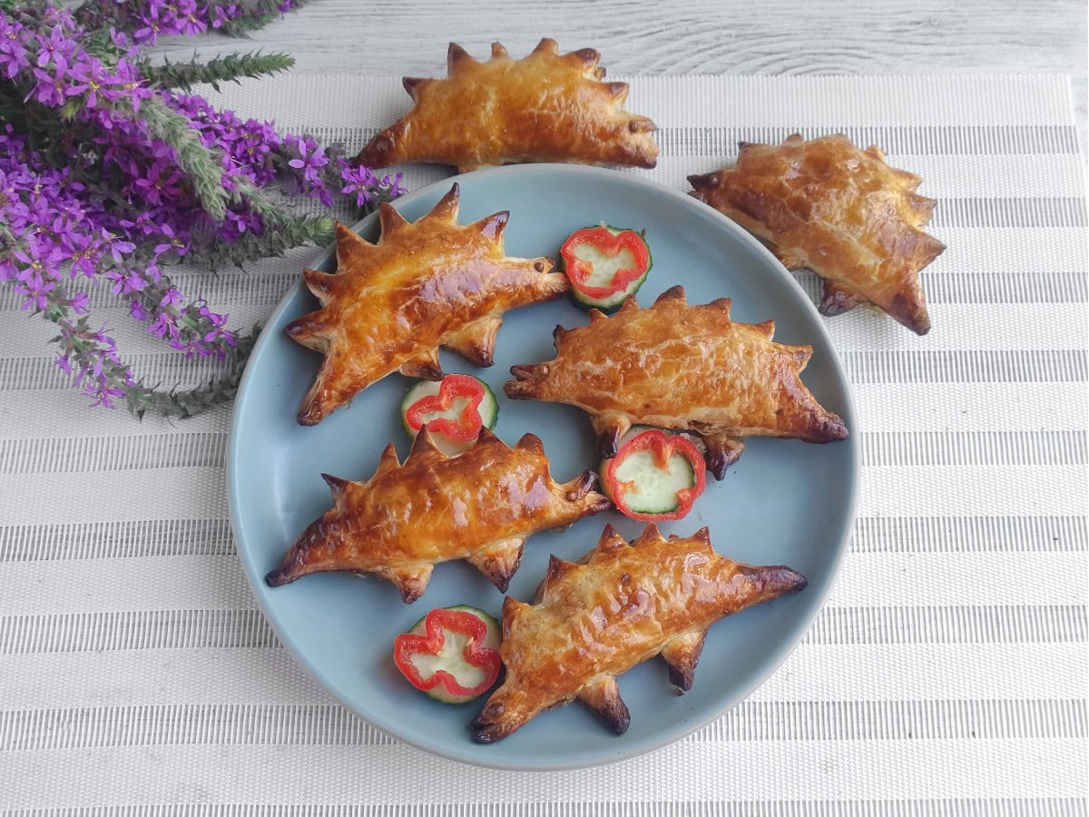 Fun dinosaur shaped empanadas