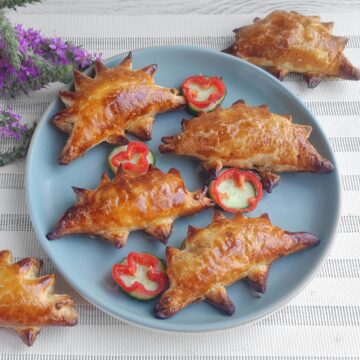 Homemade chicken empanada snack