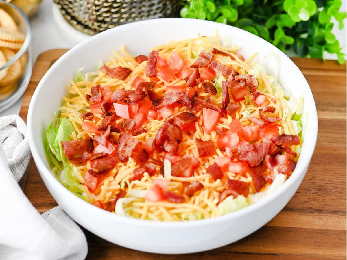 Bacon lettuce tomato dip
