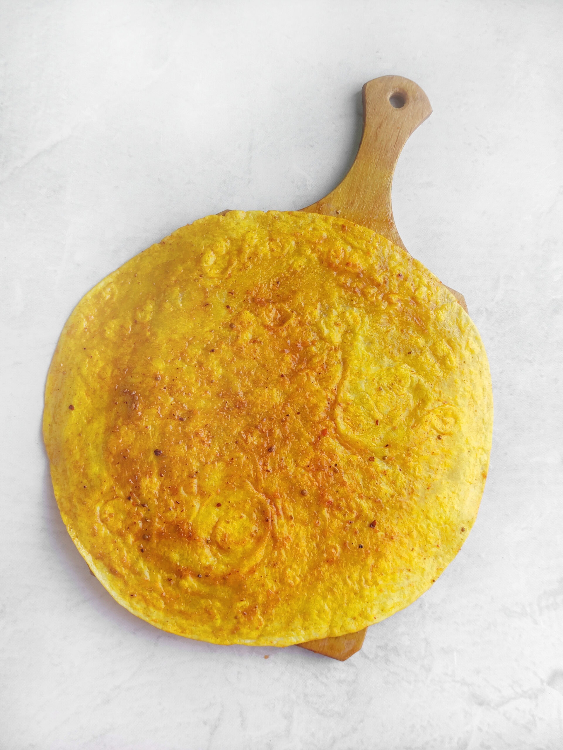 Golden tortilla for fall leaf tortilla chips