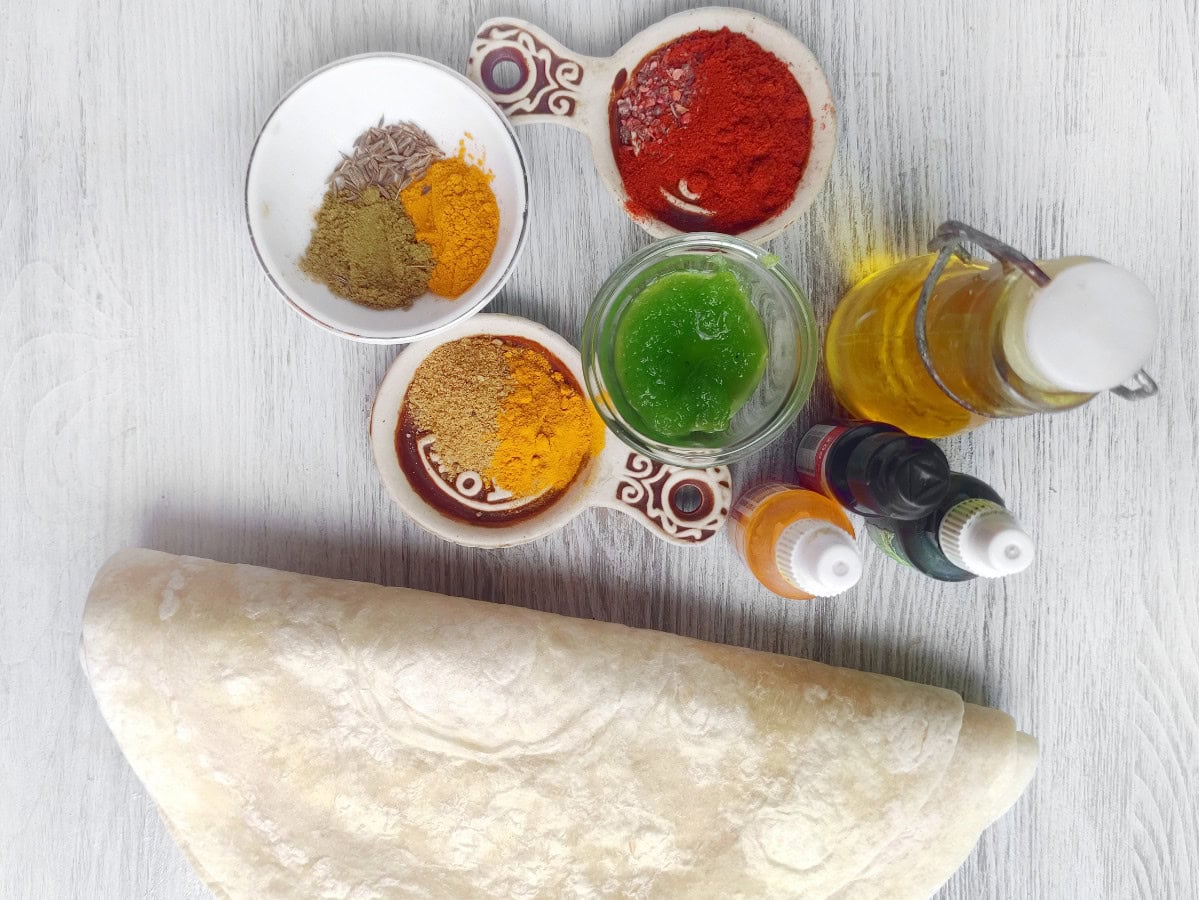 Fall leaf tortilla chips ingredients