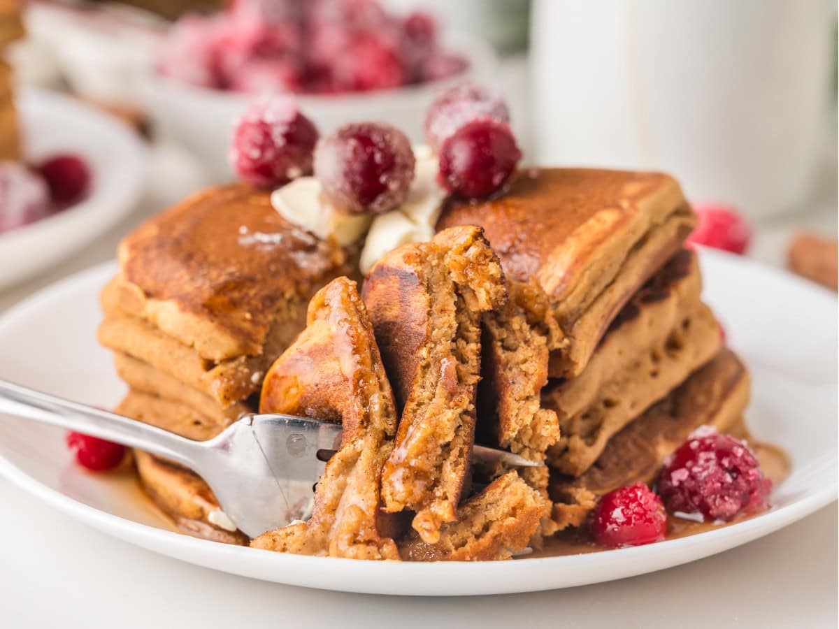 Gingerbread pancake recipe