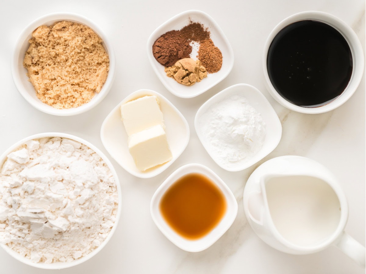 Gingerbread pancake ingredients