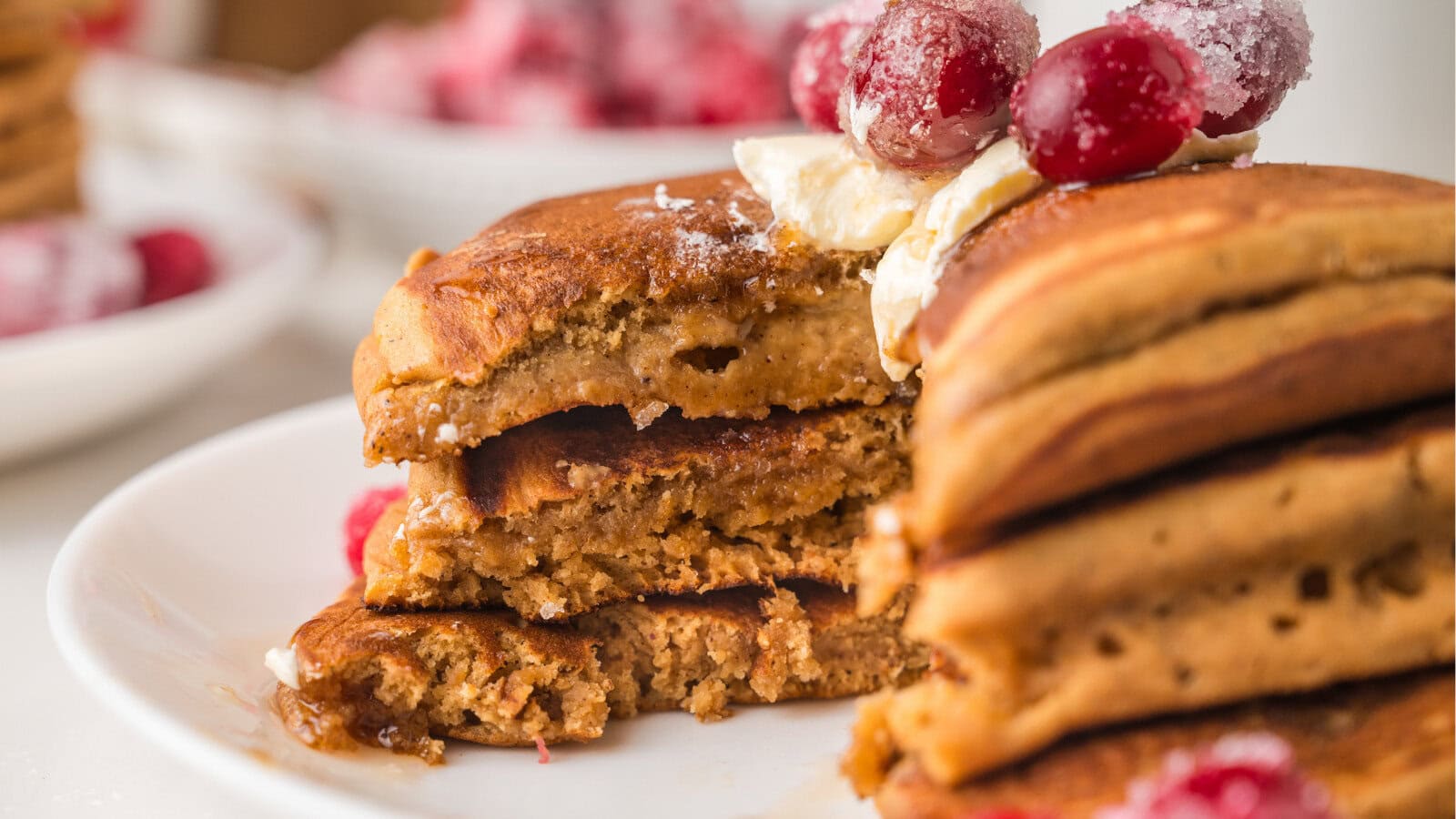 Gingerbread pancakes