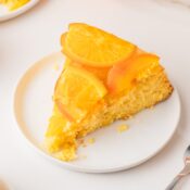Orange upside down cake