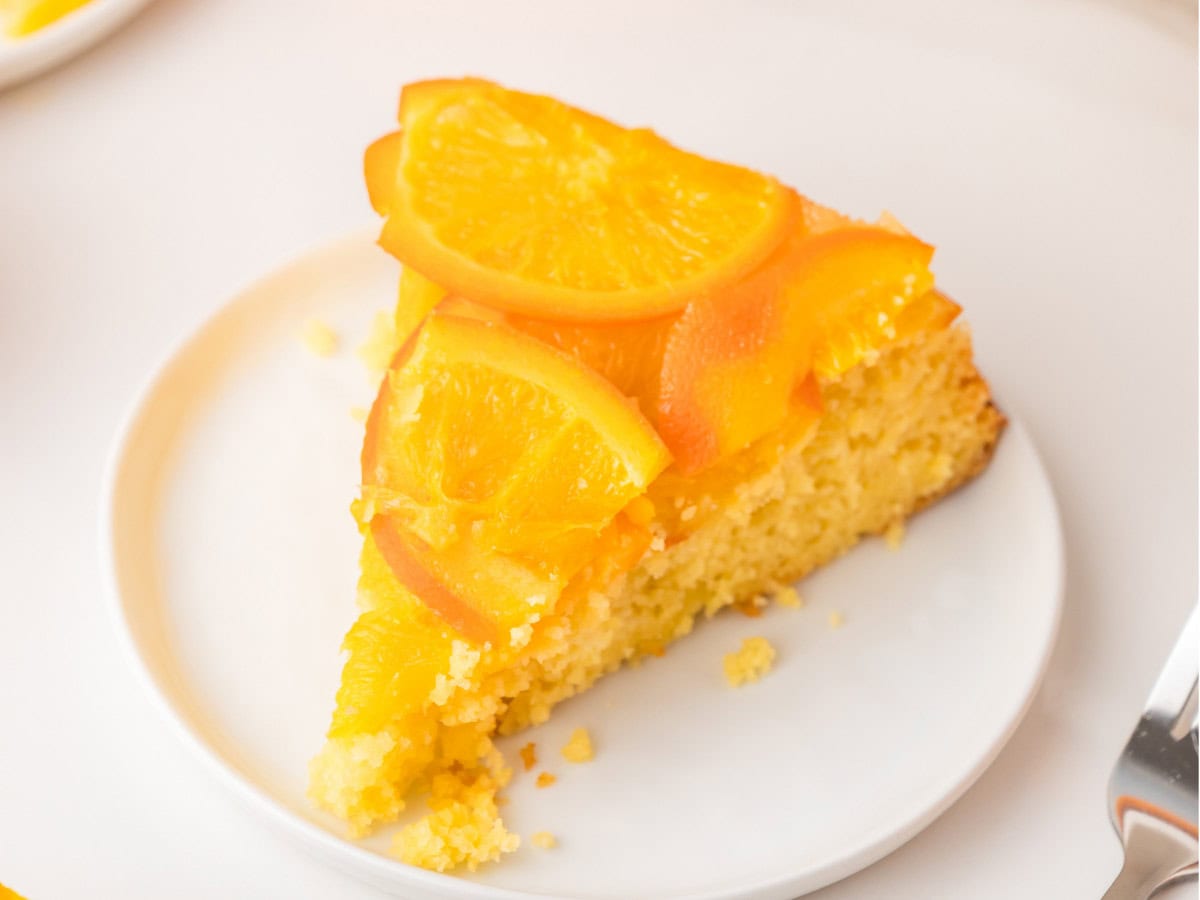 Homemade orange cake batter