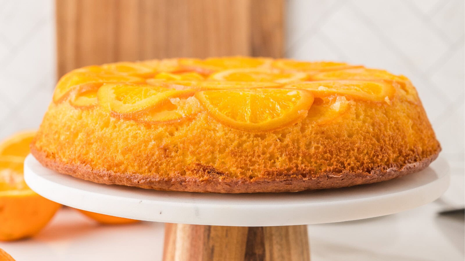 Orange upside down cake