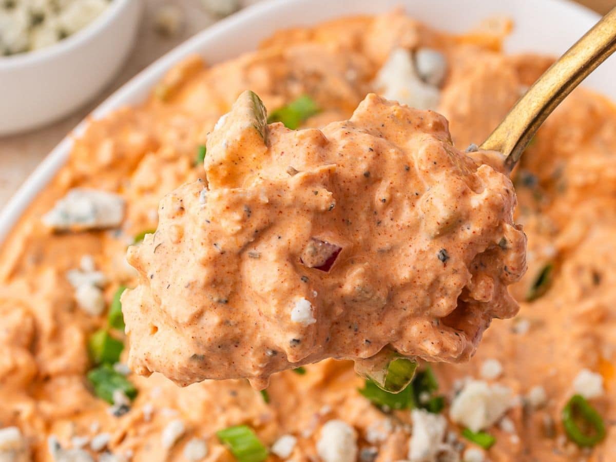 Spicy buffalo chicken salad
