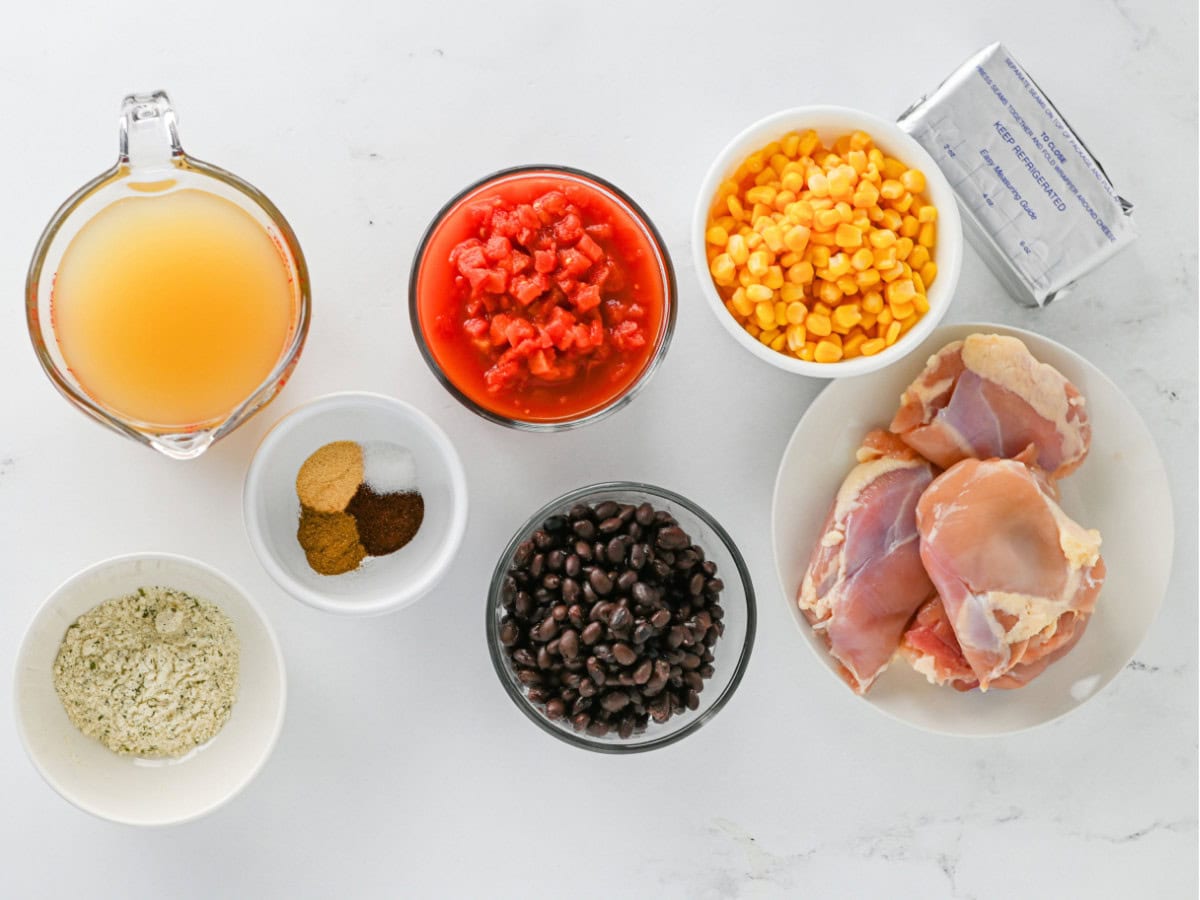 Crockpot chicken chili ingredients