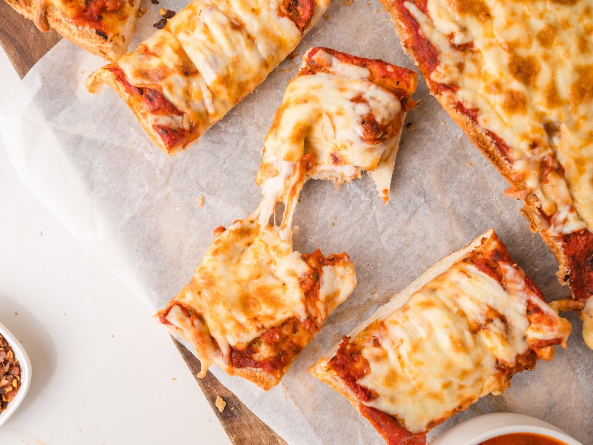 Easy French bread pizza for busy weeknights
