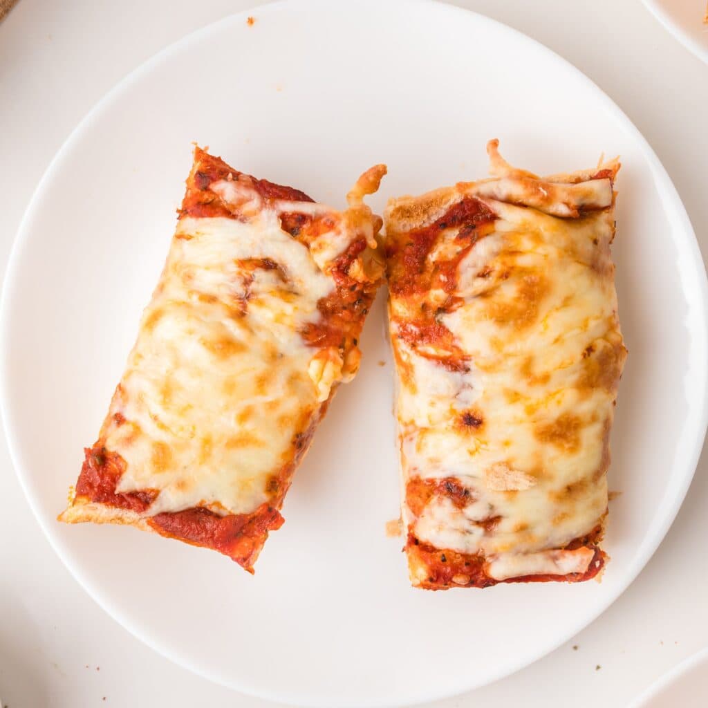 Easy homemade French bread pizza