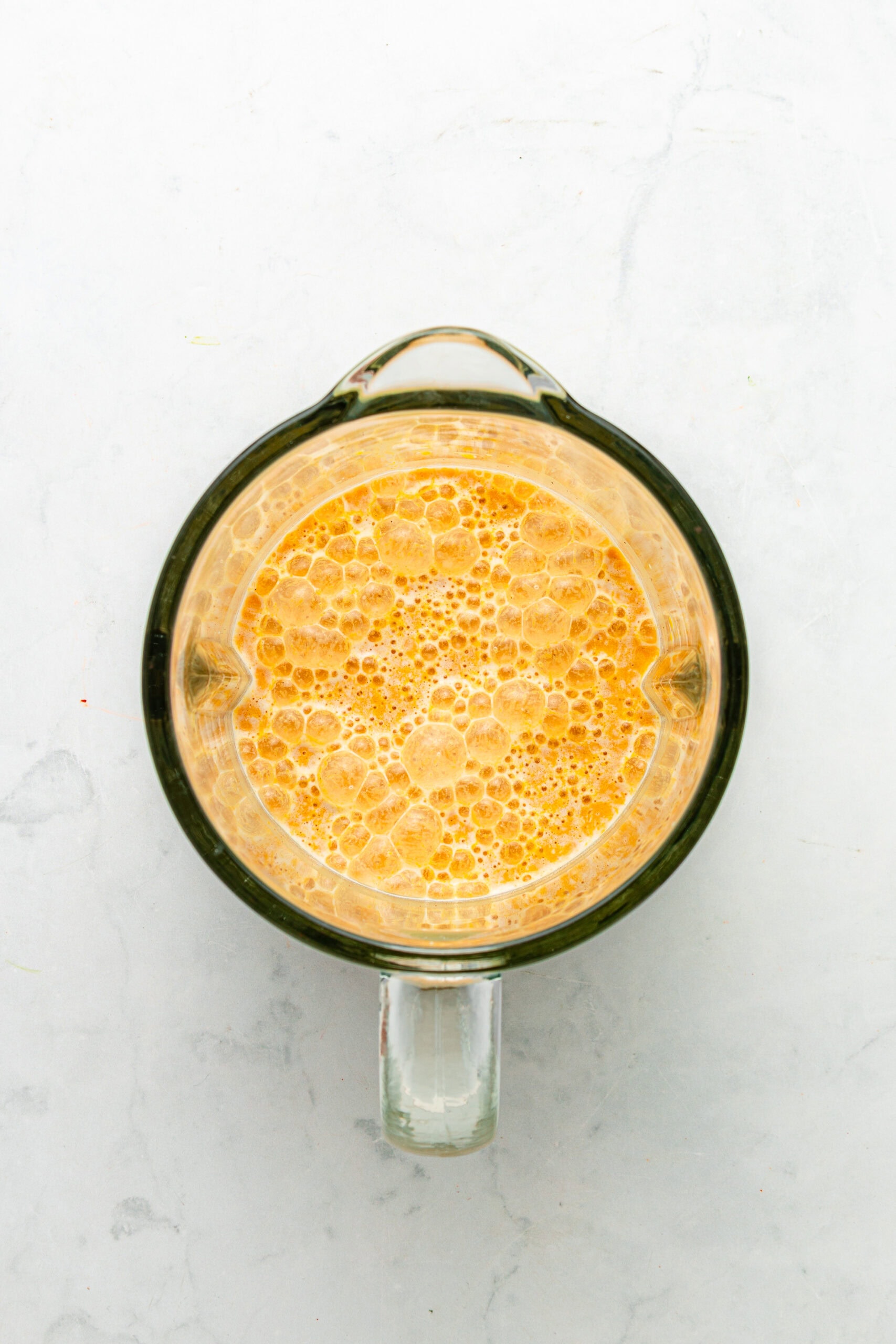 Blended pumpkin spice chia pudding base